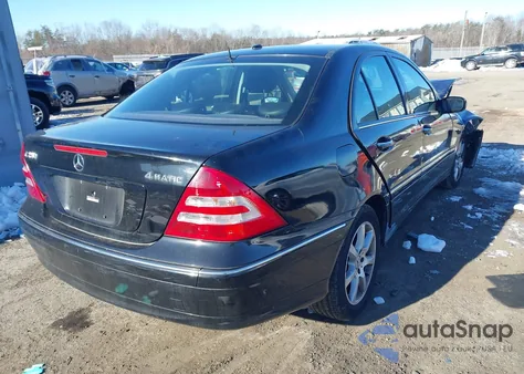 2007 Mercedes-Benz C 280 Luxury 4Matic z USA, uszkodzony, nr VIN WDBRF92H37F918165